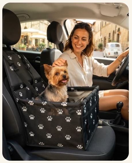 Dettagli del seggiolino auto per cani FidoFresco